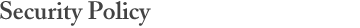 Header: Security Policy