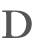 Subheader: Letter D
